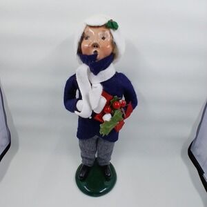 Vintage Byers Choice The Carolers 1988 Boy Figurine Christmas Holiday Decor